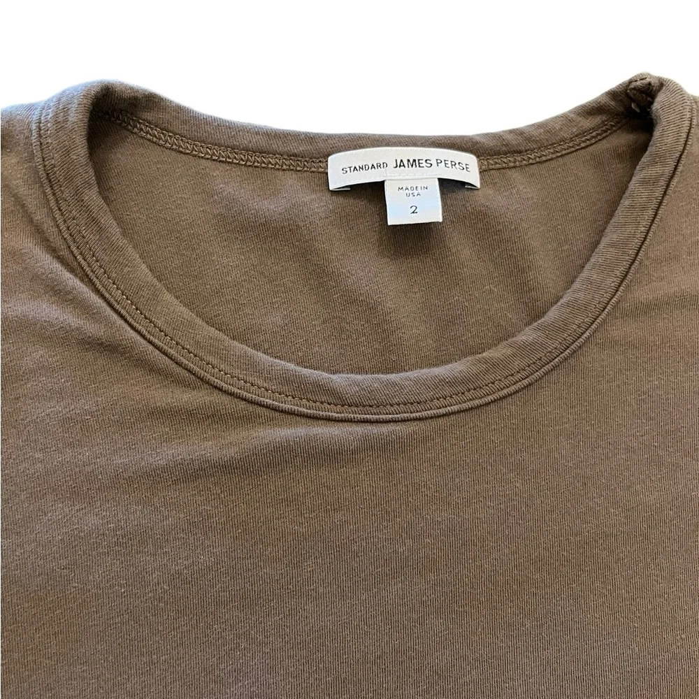 James Perse Classic Skinny Dress - Army Green - Size 2 (S/M) - Picture 14 of 15